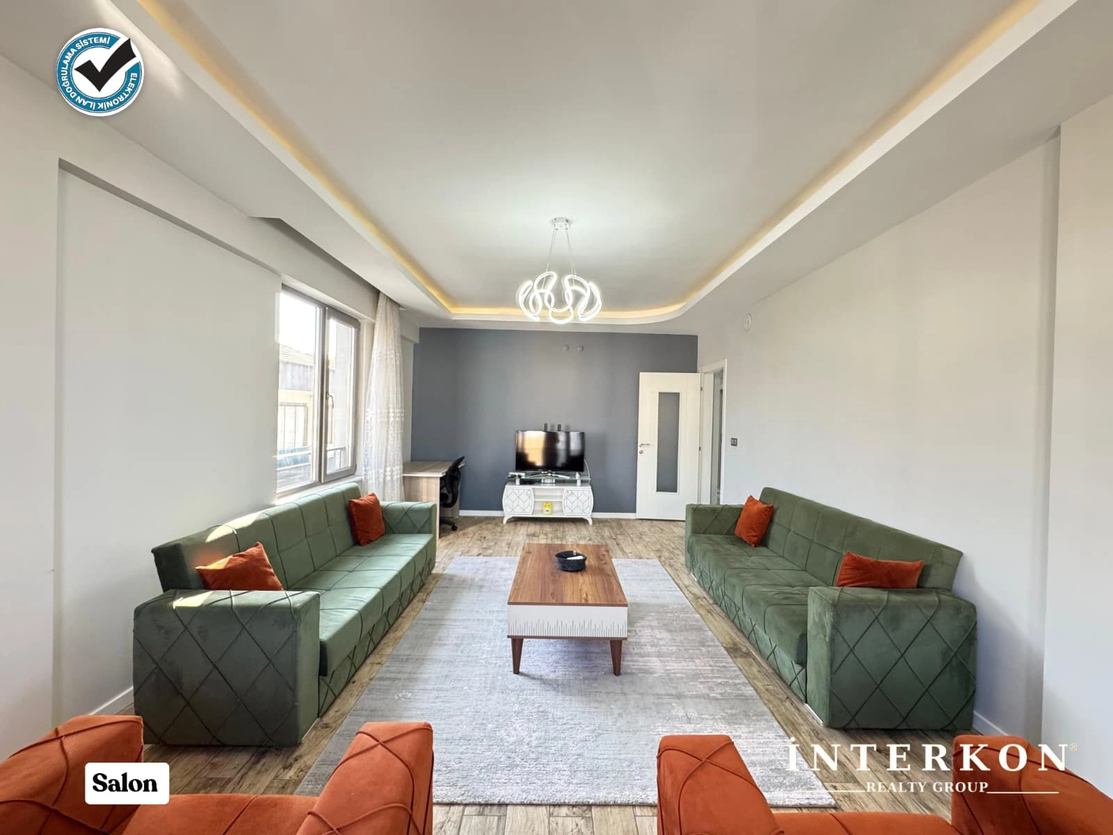 KONYA KARATAY HAMZAOĞLU MAHALLESİ 3+1 EŞYALI KİRALIK DAİRE!